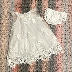 Newborn Baby Biscotti Dress